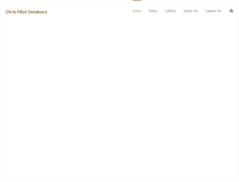 Tablet Screenshot of chrispilotoutdoors.com